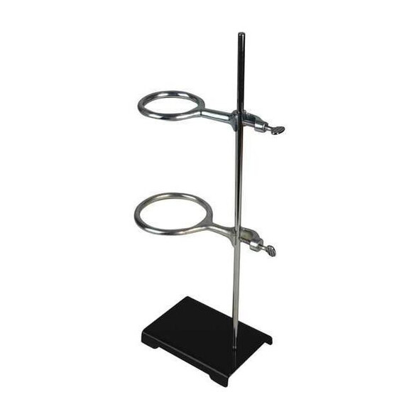 United Support Stand And Rings,24in,1/2in,Stl SET694