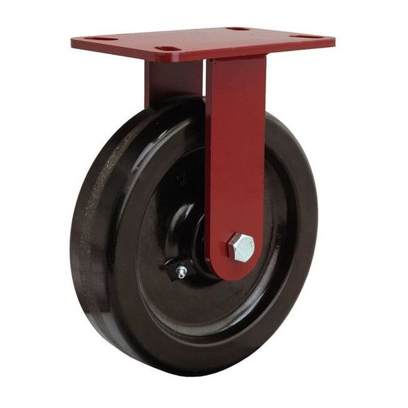 Hamilton Plte Caster,Rgd,Phenolic,8 in.,1400 lb. R-HS-8P