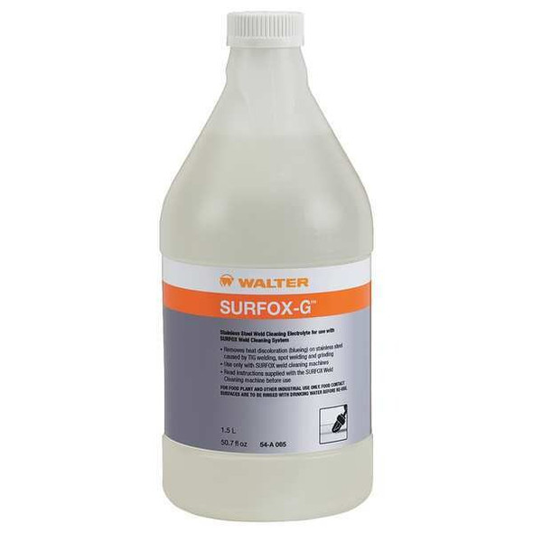 Walter Surface Technologies Weld Cleaning Electrolyte,50.7 oz. 54A065