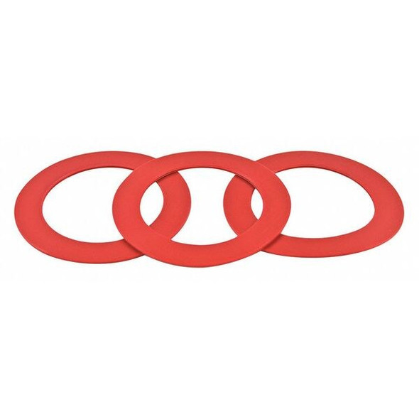 Fluidmaster Flush Valve, Red, (delete) Size, Rubber,PK3 PROS3MAP15G