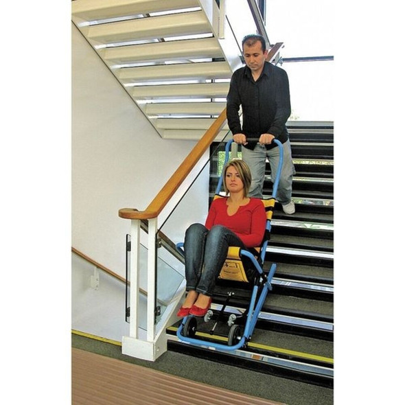 Evac-Chair Stair Chair,400 lb. Cap.,Blue MK4-300H