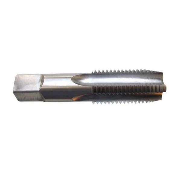 Straight Flute Hand Tap, M12-1.00, Plug, 4 Flutes, Metric