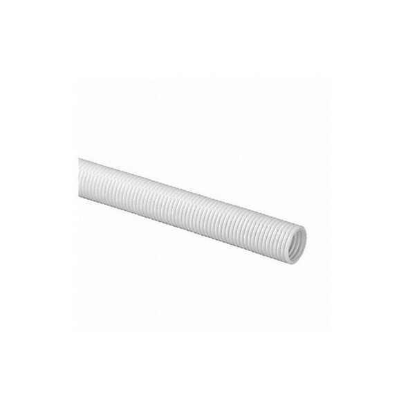 D-Line Corrugated Tube,1.000" In.,4 ft. L,White US/CTT1.1W