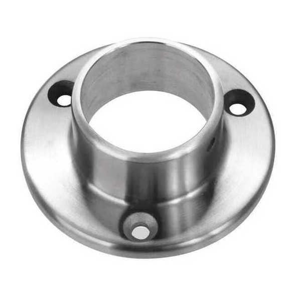 Lavi Industries Wall Flange,SS,1-1/16" H,3" L 49-510/1H
