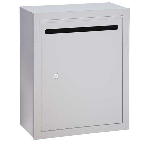 Letter Box, Aluminum, Powder Coated, 1 Doors, Surface, -