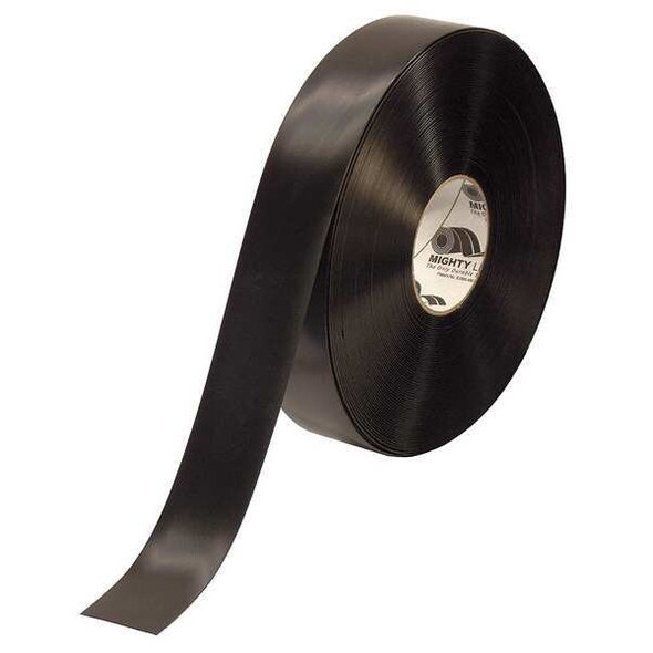 Mighty Line Floor Tape,Black,2 inx100 ft,Roll 2RBLK Mighty Line Floor Tape,Black,2 inx100 ft,Roll 2RBLK