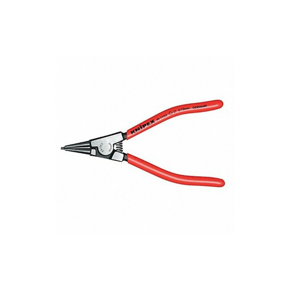 Knipex 7-1/4" Circlip Pliers For Grip Rings On Shafts, Plastic Grip 46 11 G4