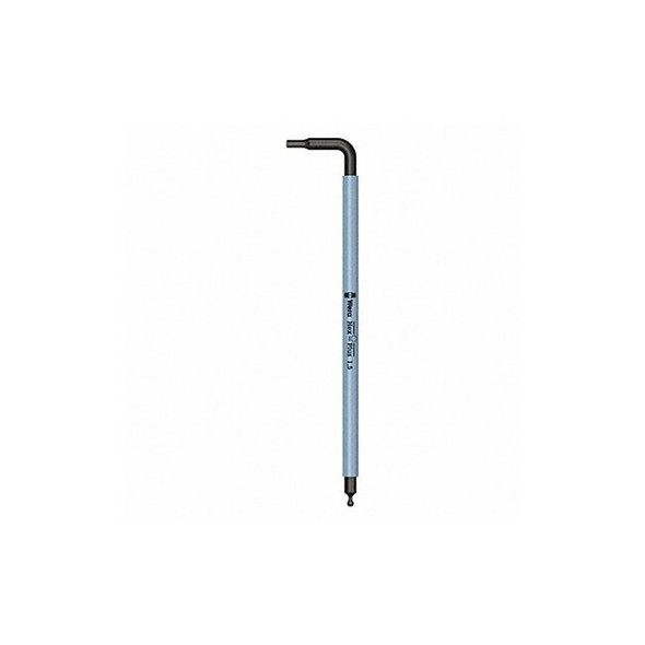 Plain L Key Hex Key, 1.5 mm Tip Size, 3 1/2 in Long, 9/16 in Short