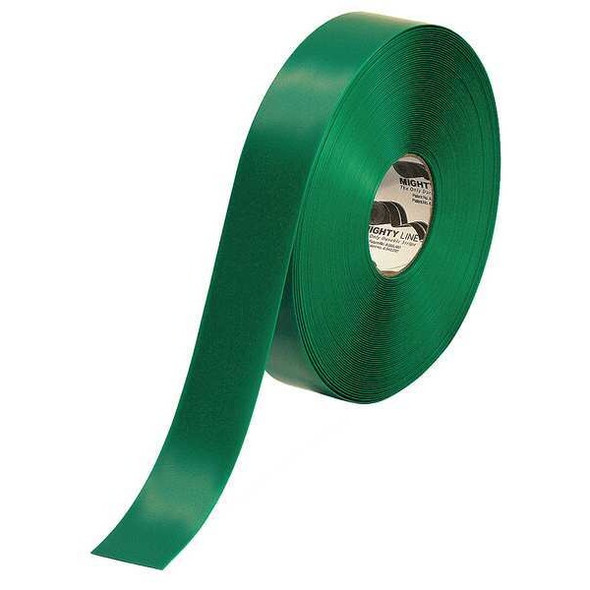 Industrial Safety Floor Marking Tape Vinyl Green, 2" W x 100 ft. L, 50 mil Thick