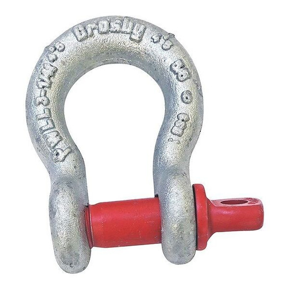 Crosby Anchor Shackle,Carbon Steel,13,000 lb. 1018516