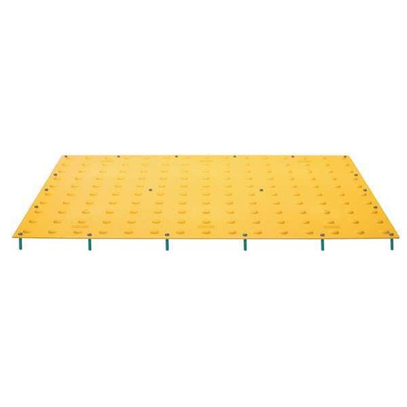 ADA Warning Pad Polymer Yellow, 2 ft W x 4 ft L, 7/16 in Thick