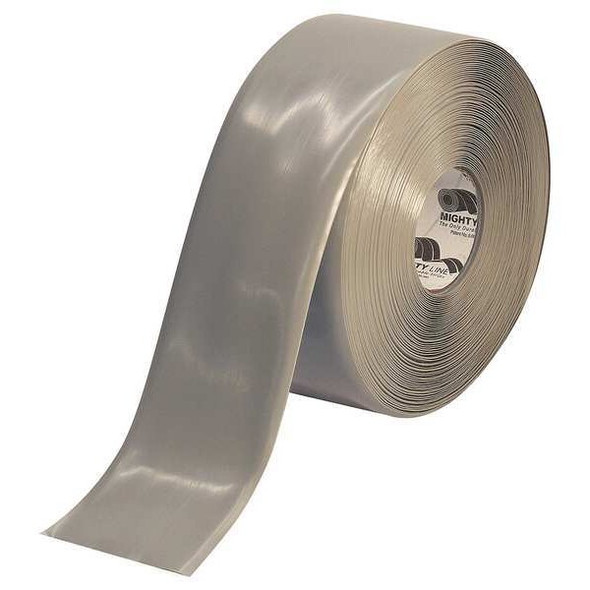 Industrial Safety Floor Marking Tape Vinyl Gray, 4" W x 100 ft. L, 50 mil Thick