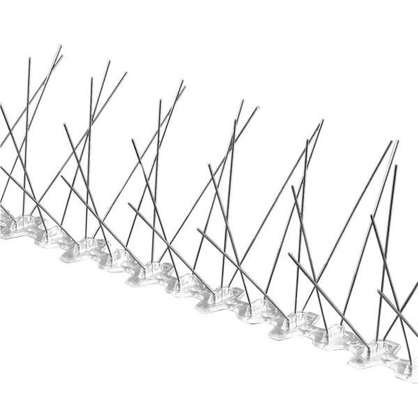Bird Barrier Bird Repellent Spikes,25 ft L,2 1/2 in W BP-F125 Bird Barrier Bird Repellent Spikes,25 ft L,2 1/2 in W BP-F125