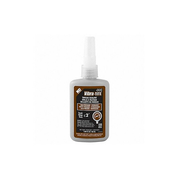Vibra-Tite Thread Sealant, Brown, Liquid, 50 mL Bottle 44450