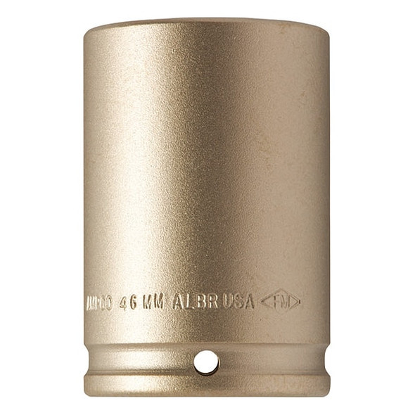 1/2 in Drive Impact Socket 1 1/16 in Size Hex Deep Depth, Natural