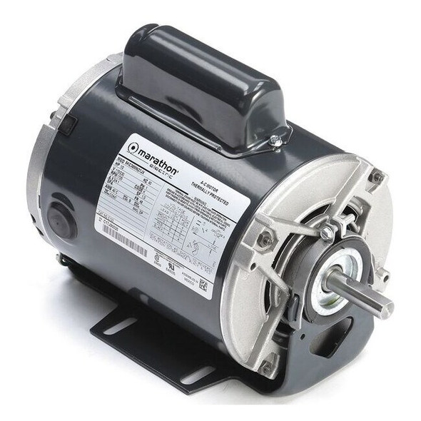 Capacitor-Start General Purpose Motor, 1/2 hp HP, 115/230V AC Voltage, 48 Frame