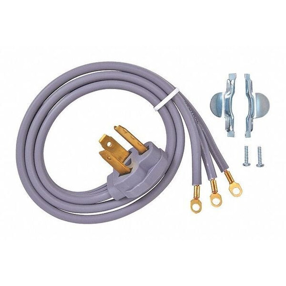 Ge Three Wire Dryer Cord,4 ft.,30A WX09X10002