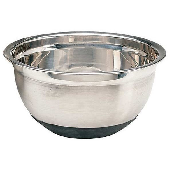 Crestware Mixing Bowl,10 1/2 in Dia,5 qt Cap. MBR05 Crestware Mixing Bowl,10 1/2 in Dia,5 qt Cap. MBR05