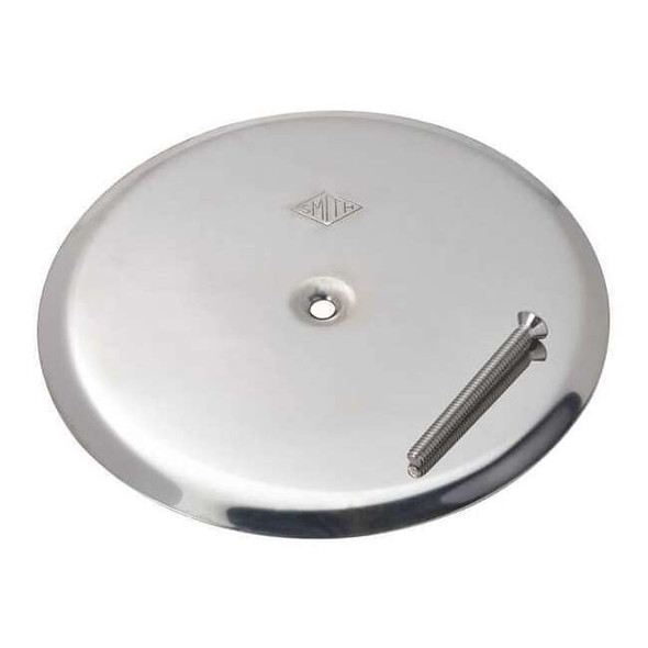 Jay R. Smith Manufacturing Cover, Silver, Round, 7 in Dia 4710-07