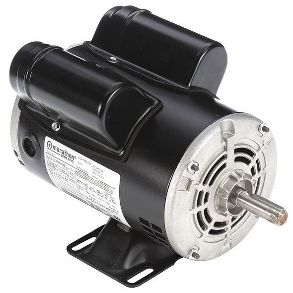 Leeson Air Compressor Motor,1 HP,10.6/5.5-5.3A 056B34D2029