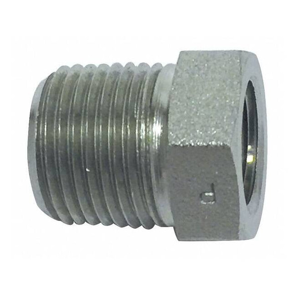 Parker Hydraulic Hose Adapter,1.11" L,6000 psi 1/2 X 1/4 PTR-SS