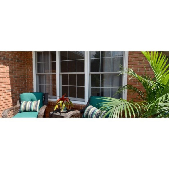 Replacement Screen, Fiberglass, 36 in W, 7 ft L, 0.011 in Wire Dia, Gray  3003930