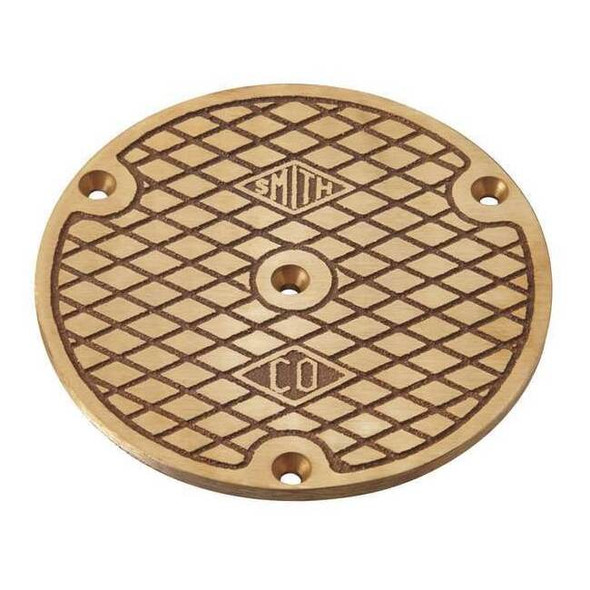 Jay R. Smith Manufacturing FloorCleanout,Bronze,Round,5-3/4inDia 4020C04PB