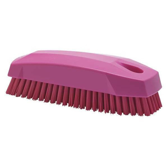 Vikan 4-57/64"L Polyester Block Hand and Nail Brush 64401