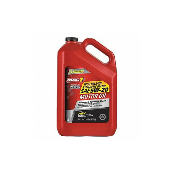 Mag 1 Engine Oil, Hi Mileage, 5W-20, 5 Qt. MAG66734