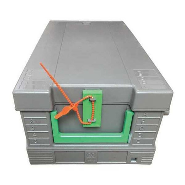 Pull Tight Beaded Molded Seals 8-1-2" x 9-64", Red, Pk250  065N21PPRD