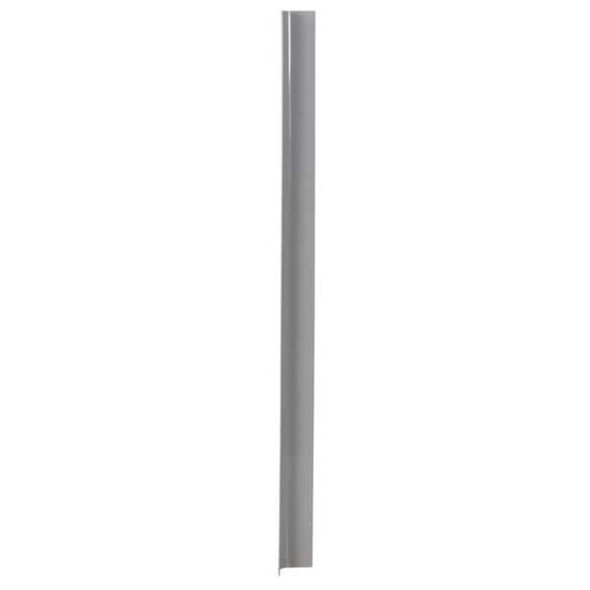 Manufacturer Varies Corner Guard, Gray, Smooth, PVC, 4 ft H PVC-48R-GY
