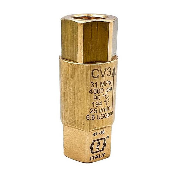 Mecline 3/8" FNPT Spring Check Valve CV3-40038