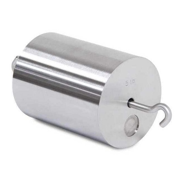 Rice Lake Weighing Systems Calibration Weight,5 lb.,Stainless Steel 12897