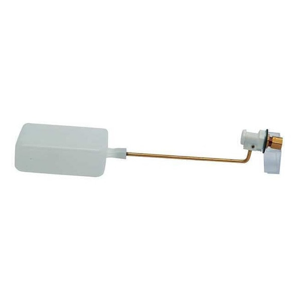 Bobby Mini Float Valve,1/4 In,Brass/Plastic RM64