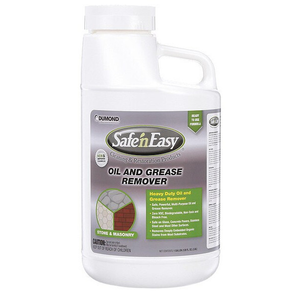 Dumond Oil And Grease Remover, 1 Gal Jug, Liquid, Clear 0919