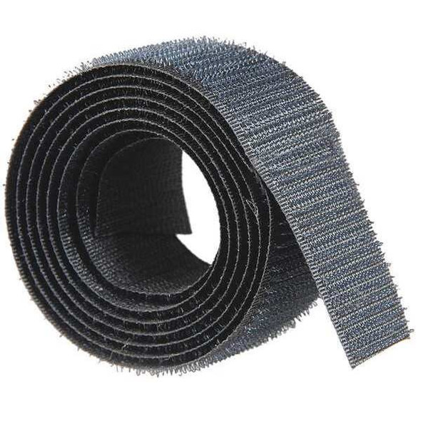 Velcro Brand Reclosable Fastener, No Adhesive, 75 ft, 1 in W, Black 190562