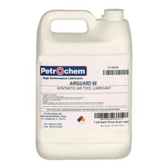 Petrochem Air Tool Lubricant,Synthetic Base,1 gal. AIRGUARD 68-001