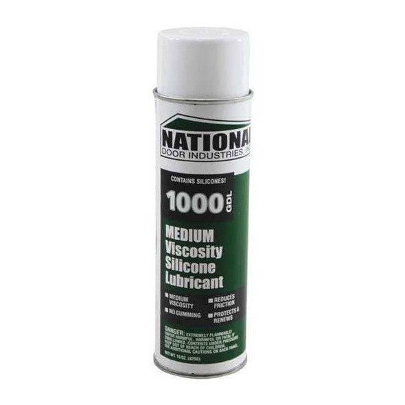 Lubricant, 16 oz, Aerosol Spray Can, Silicone Base, Colorless
