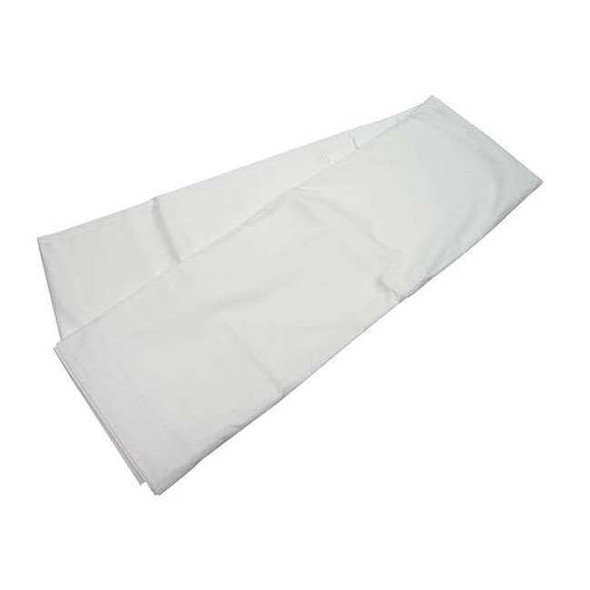 R & R Textile Flat Sheet,104 in L,White X31012