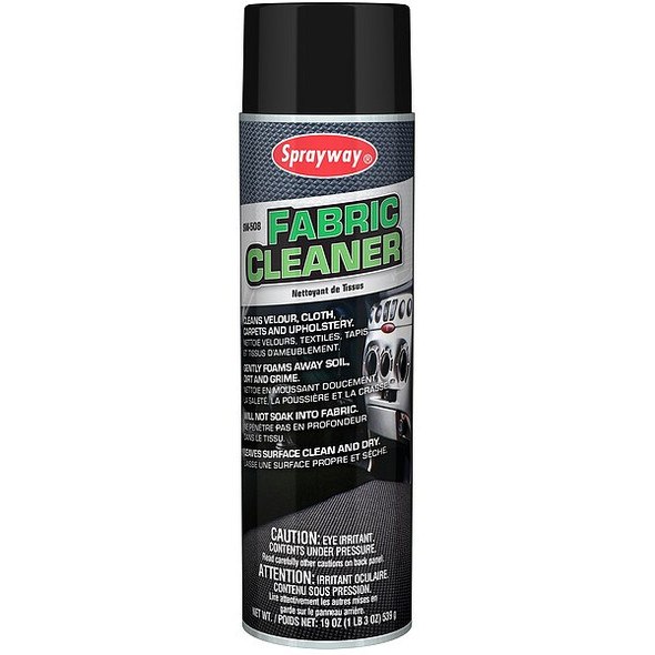 Sprayway Fabric Foam Cleaner ,Net 19 Oz. SW508