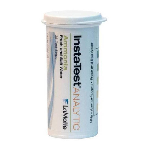 Lamotte Test Strips, Ammonia, 0-6ppm, PK25 3023-G