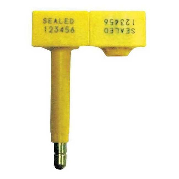 ISO 17712: 2013 High Security Bolt Seal,Laser Marked, Yellow, PK200