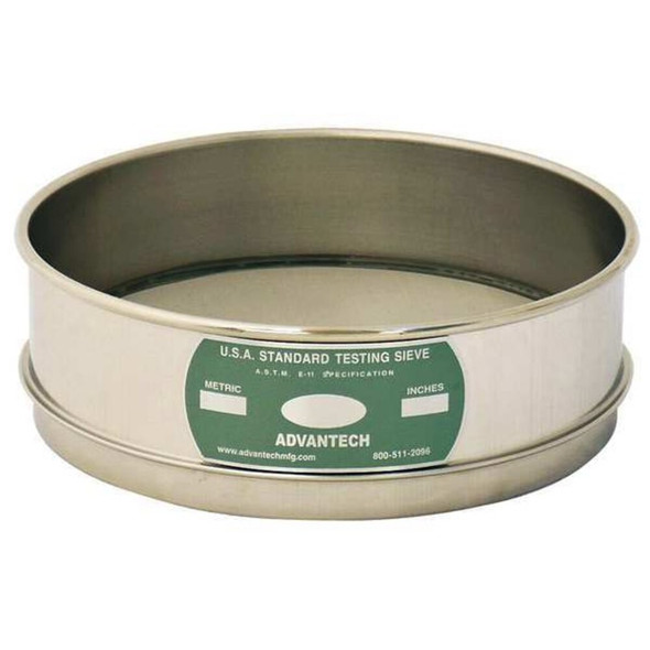 Advantech Sieve, No 500, S-S, 8 In, Full Ht 500SS8F