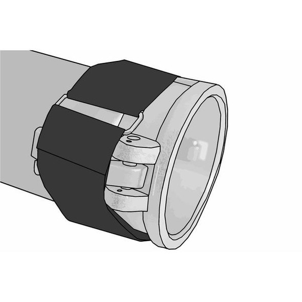 Manufacturer Varies Back-to-Back Strap, No Adhesive, 18 in, 2 in W, Orange, 10 PK 2X18OCAM/10