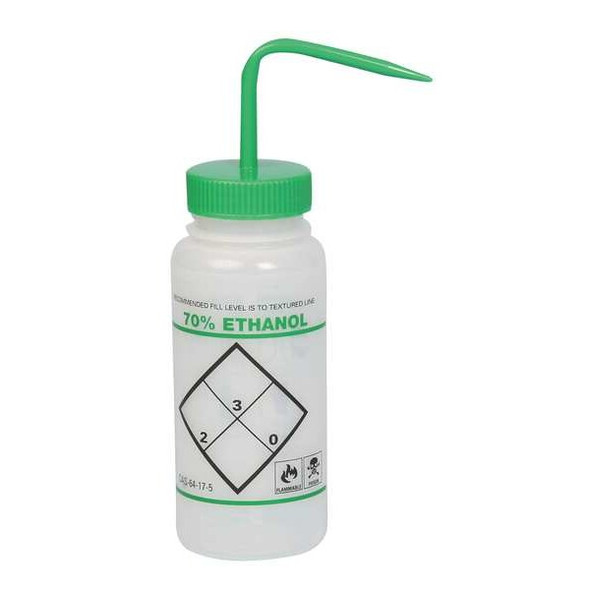 Sp Scienceware Wash Bottle,Std Spout,500ml,Ethanol,PK6 F11646-0640