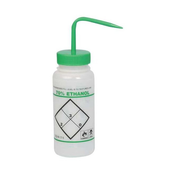 Sp Scienceware Wash Bottle,Std Spout,500ml,Ethanol,PK6 F11646-0640