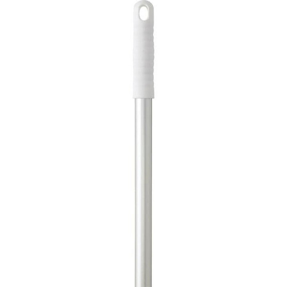 Vikan 51" Color Coded Handle, 7-8 in Dia, White, Aluminum 2945