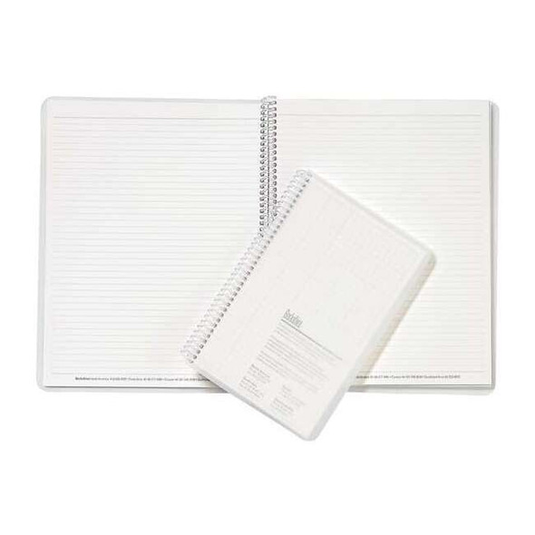 Berkshire Cleanroom Notebook,11 in,8 1/2 in,Grid BSNB.08111/4.1
