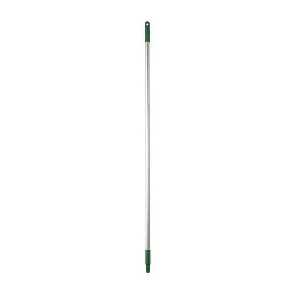 Vikan 1460mm Color Coded Handle, 1 in Dia, Green, Aluminum 29592
