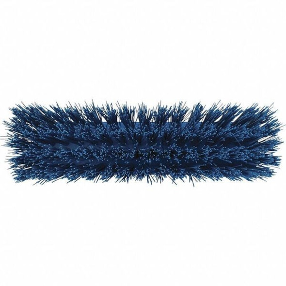 Vikan 12 in Sweep Face Broom Head, Stiff, Synthetic, Blue 29153
